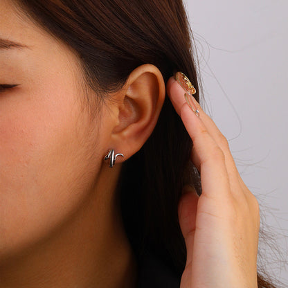 Snake Ear Huggie Earrings