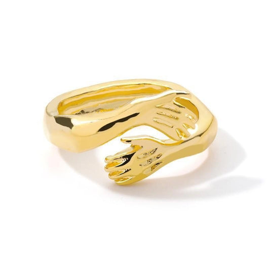 Love Hugging Hand Ring