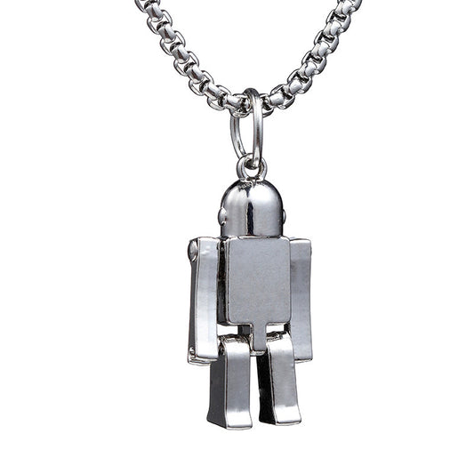 Silver Robert Necklace