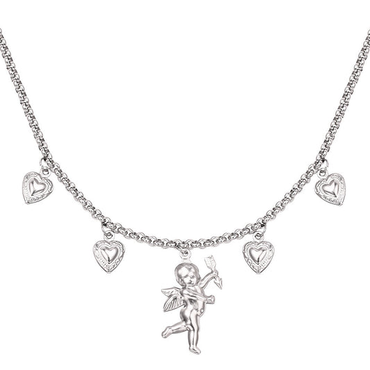 Heart Angel Modern Necklace
