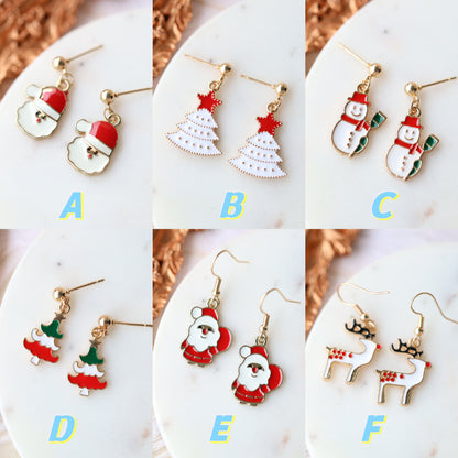 Christmas Santa Claus Earrings