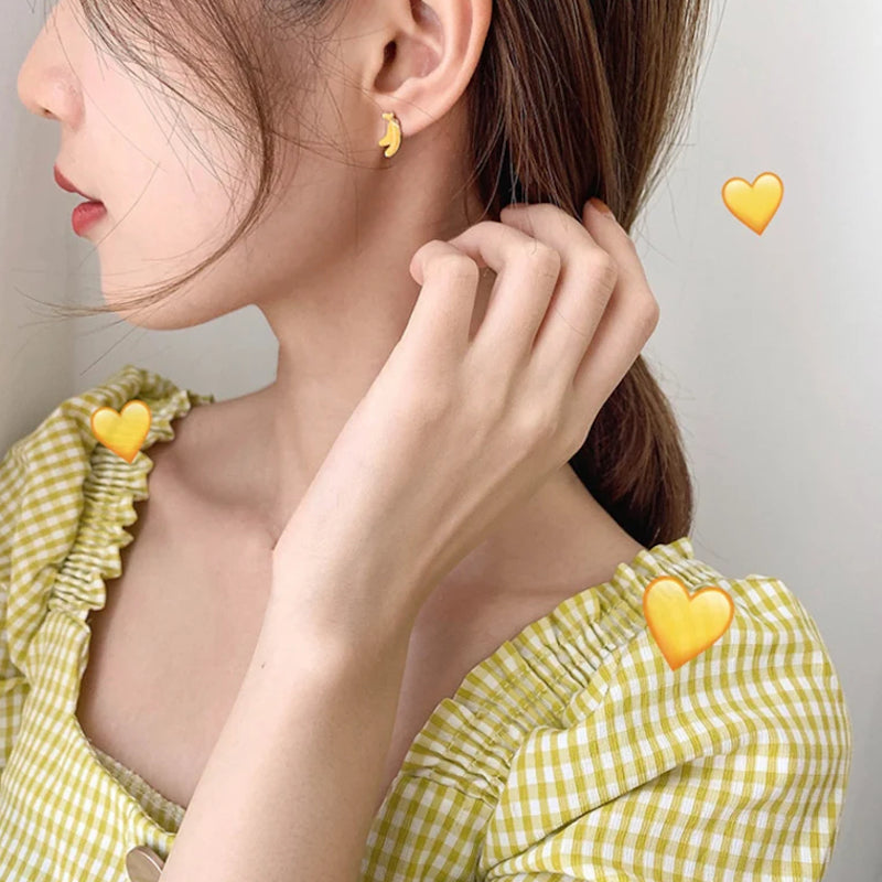 Strawberry Milk Studs Earrings