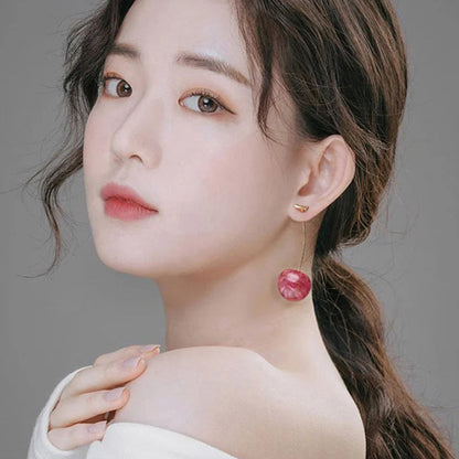 Dry Flower Cherry Earrings