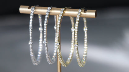 Oval Hoop Earrings