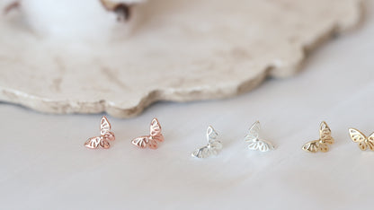 Tiny Butterfly Ear Studs