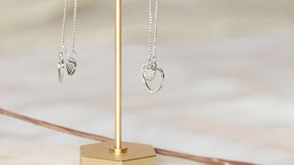 Heart Threader Earrings