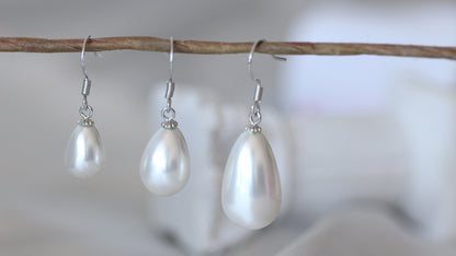 Waterdrop Pearl Hook Earrings