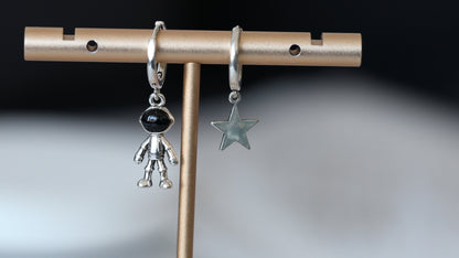 Spaceman Mismatched Hoops