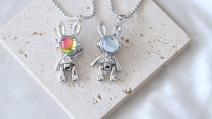 Moonstone Rabbit Necklace