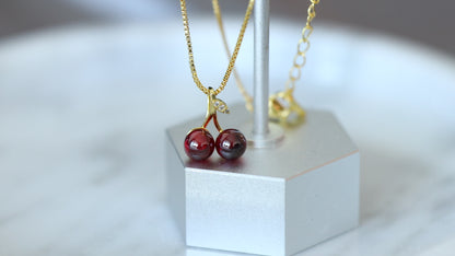 Cherry Fruit Necklace