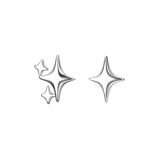 Mismatched Star Studs e264
