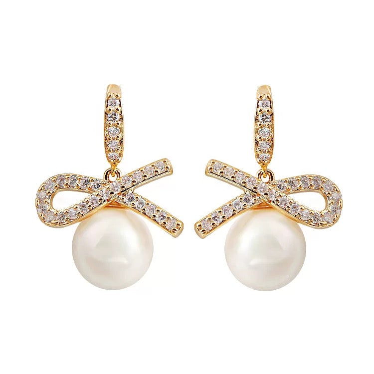 Pearl Hook Earrings
