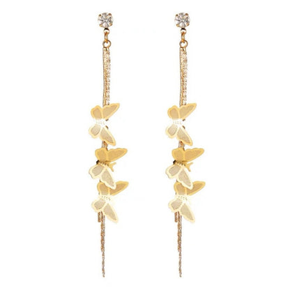 Butterfly Trio Dangle Earrings