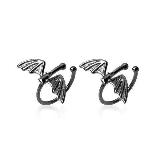 Bat Ear Cuffs Halloween Earrings