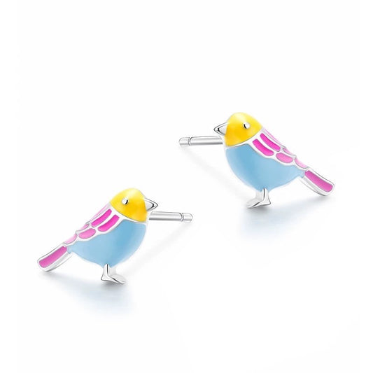 Small Bird Studs Earrings