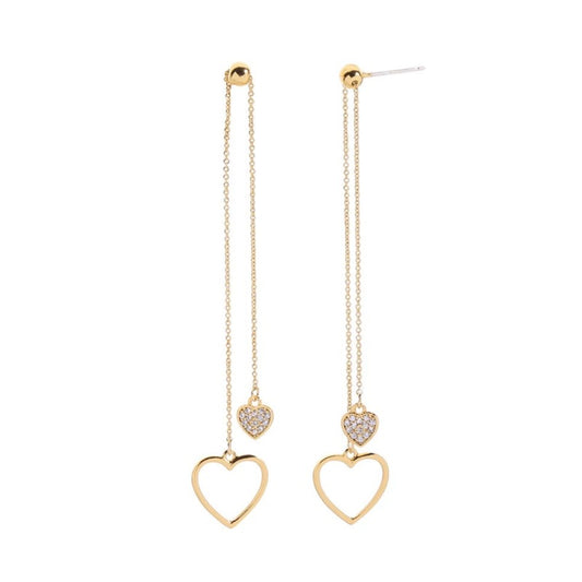 Heart Threader Earrings