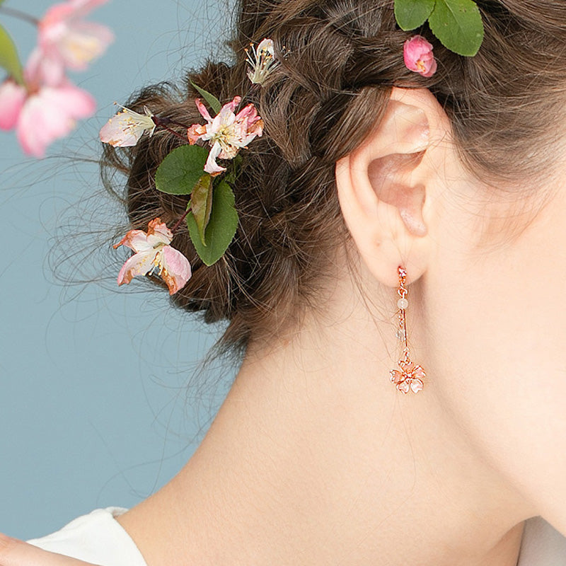 Cherry Flower Earrings