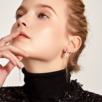 Flower Drop Earrings