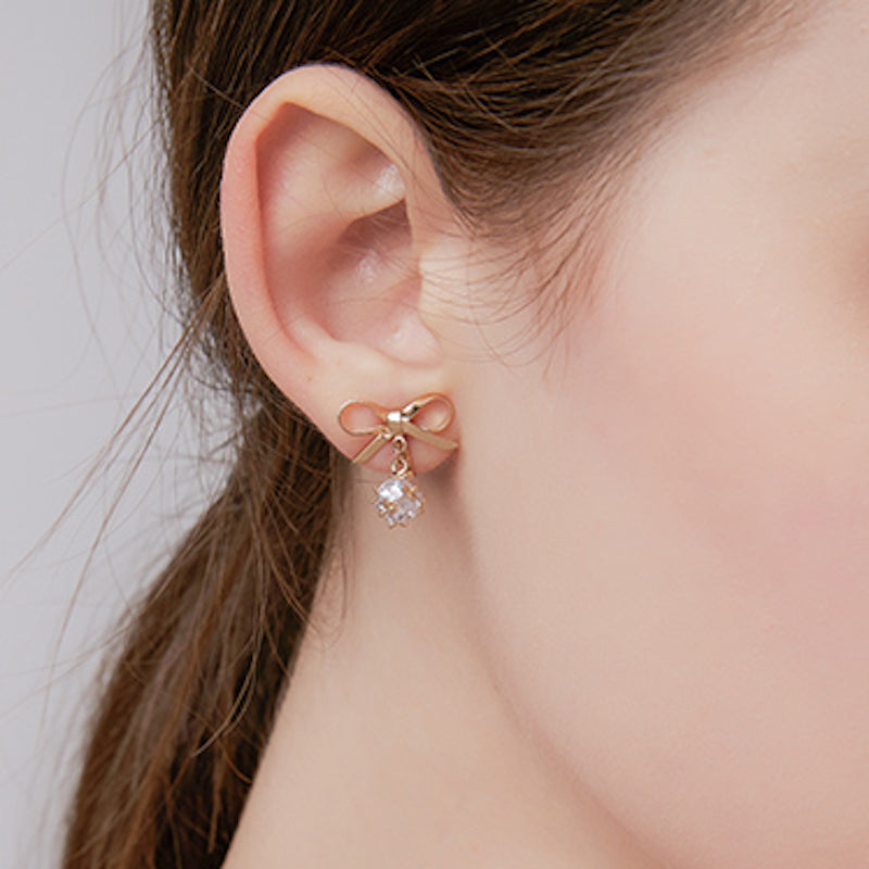 Bow Drop Earrings