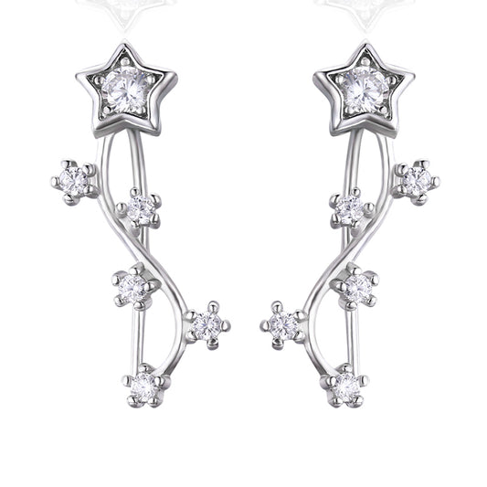 Silver Star Ear Climbers