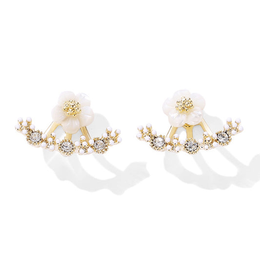 White Flower Ear Jacket