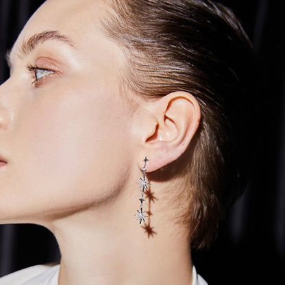 Gold Star Mismatched Earrings