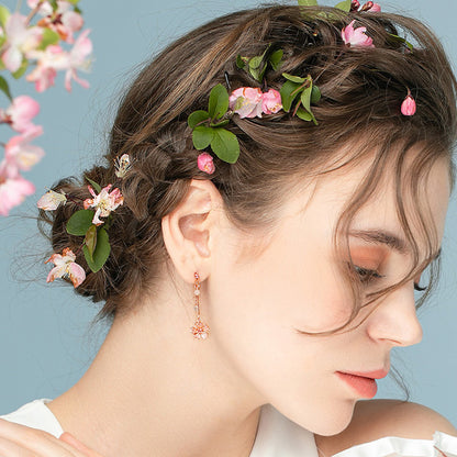Cherry Flower Earrings