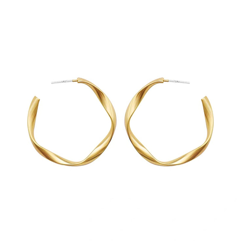 Twist Hoop Earrings