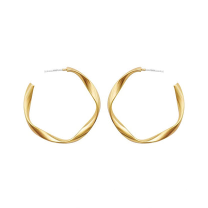 Twist Hoop Earrings