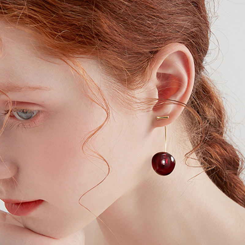 Cherry Fruit Earrings