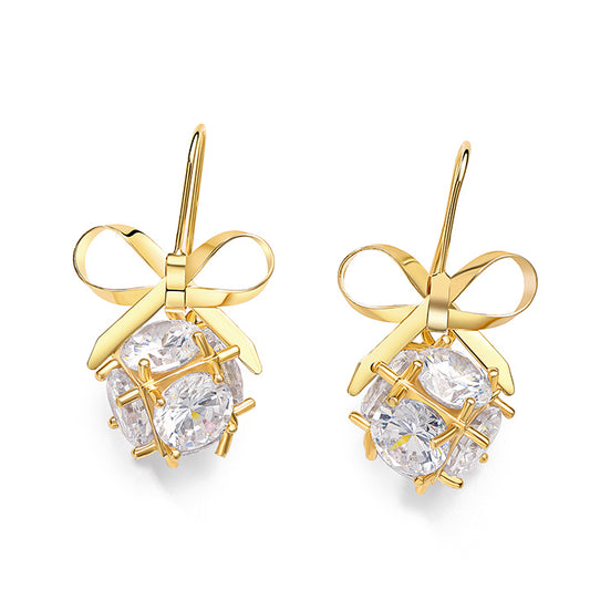 Bow Drop Earrings