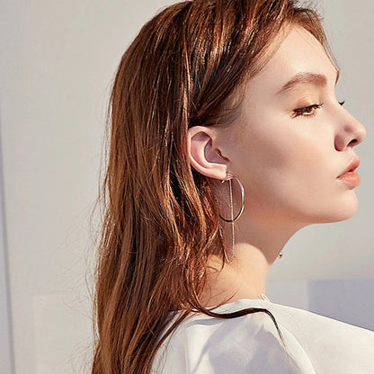 Rose Gold Hoop Earrings