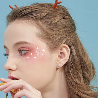 Rainbow and Unicorn Ear Studs