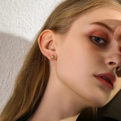 Sun and Moon Studs