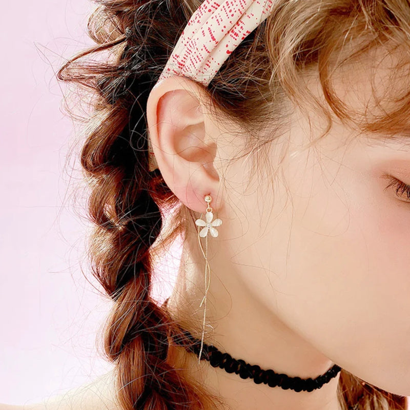Flower Drop Earrings