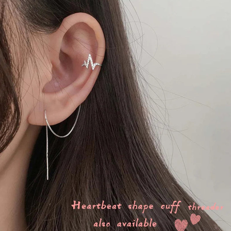 Wave Threader Earrings