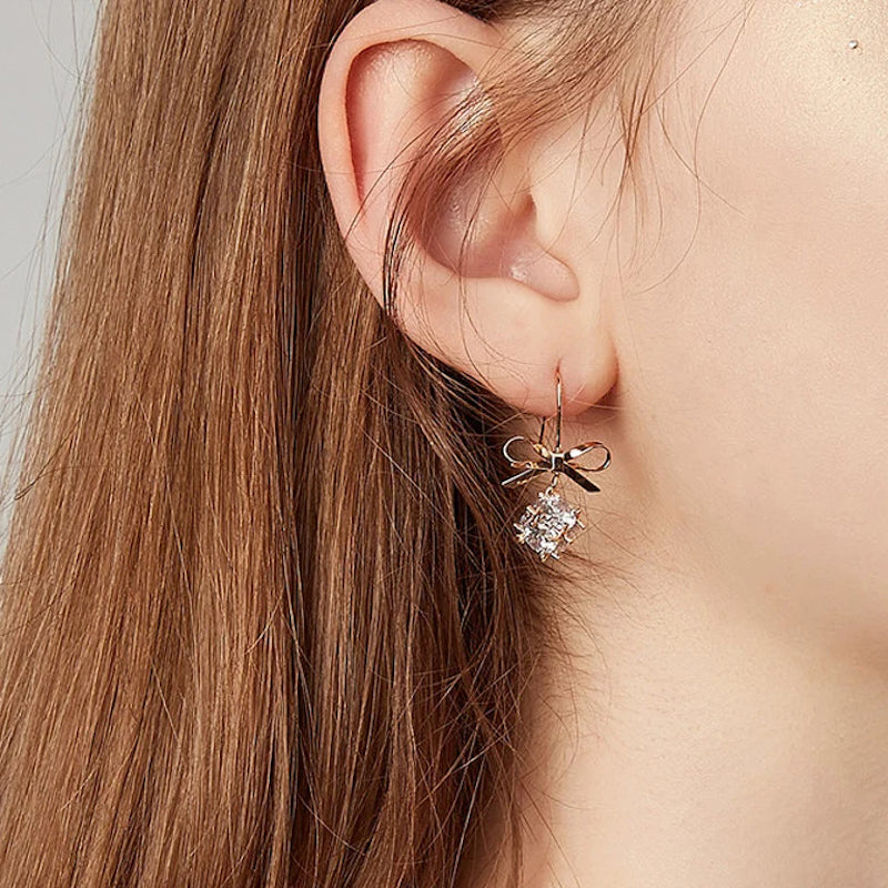 Bow Drop Earrings