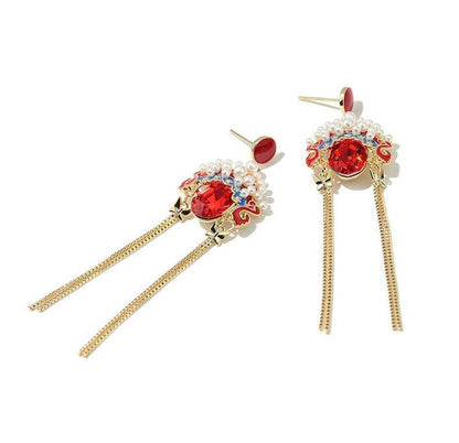 Fancy Lady Mask Earrings