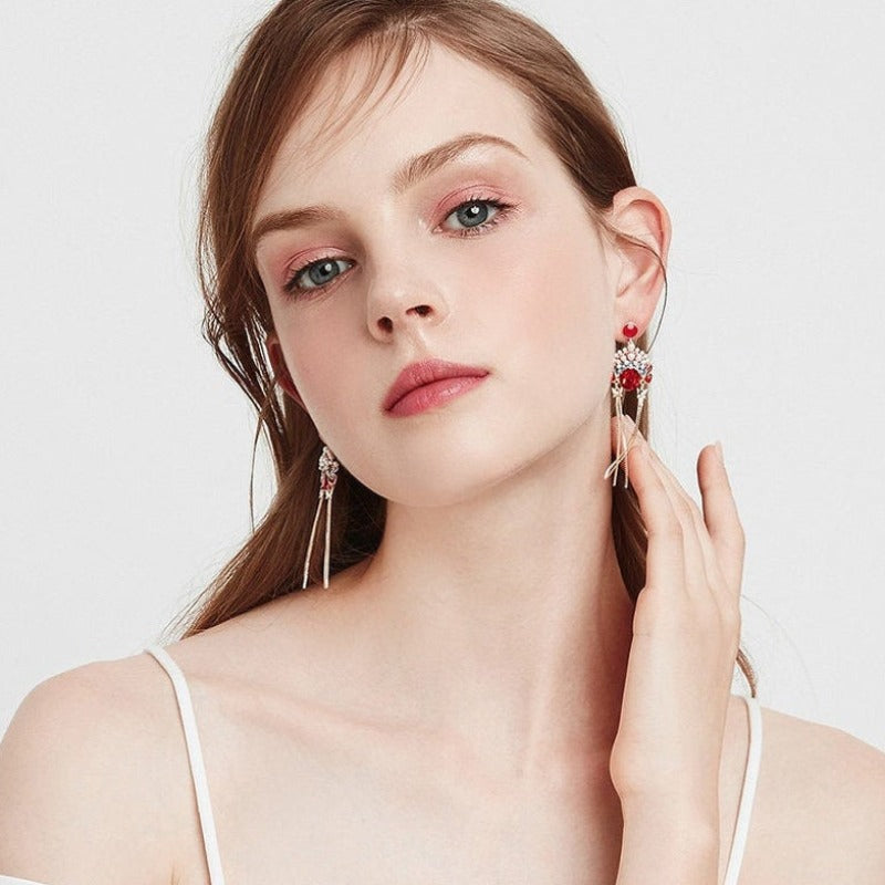 Fancy Lady Mask Earrings