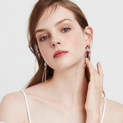 Fancy Lady Mask Earrings