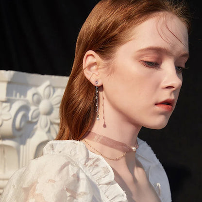 Star and Raindrop Earrings
