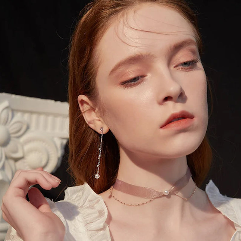 Star and Raindrop Earrings